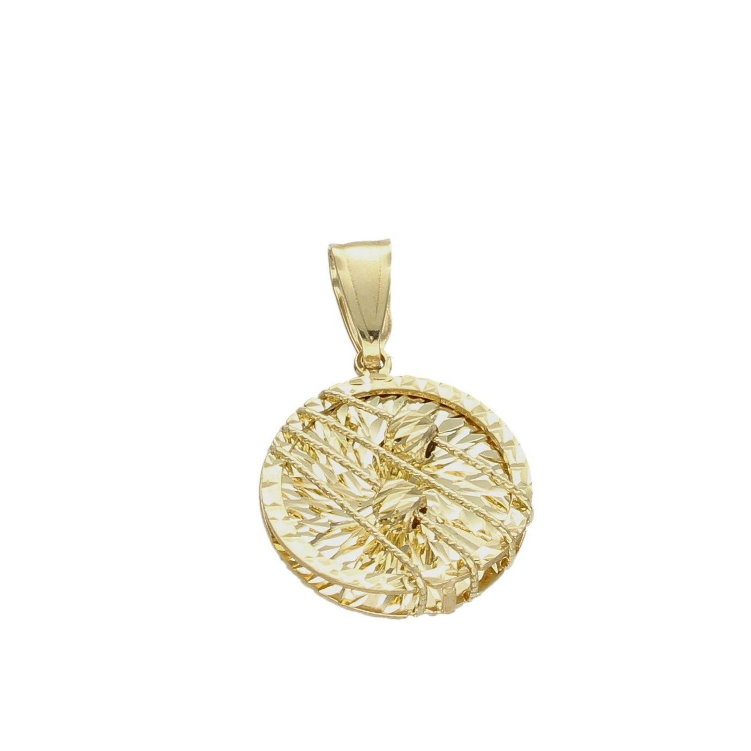 Zawieszka złota kółko grawerowane ZA 6335A.jpg